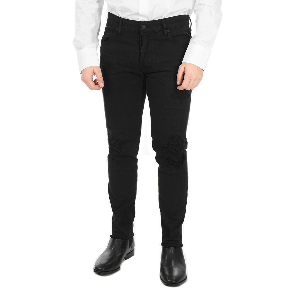 Dsquared² Schwarze Skinny Jeans aus Baumwolle