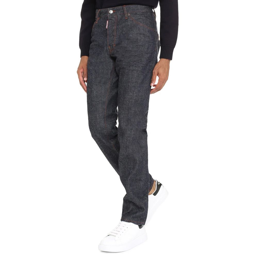 Dsquared² Blue cotton skinny jeans