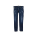 Dsquared² Blaue Baumwoll-Skinny-Jeans