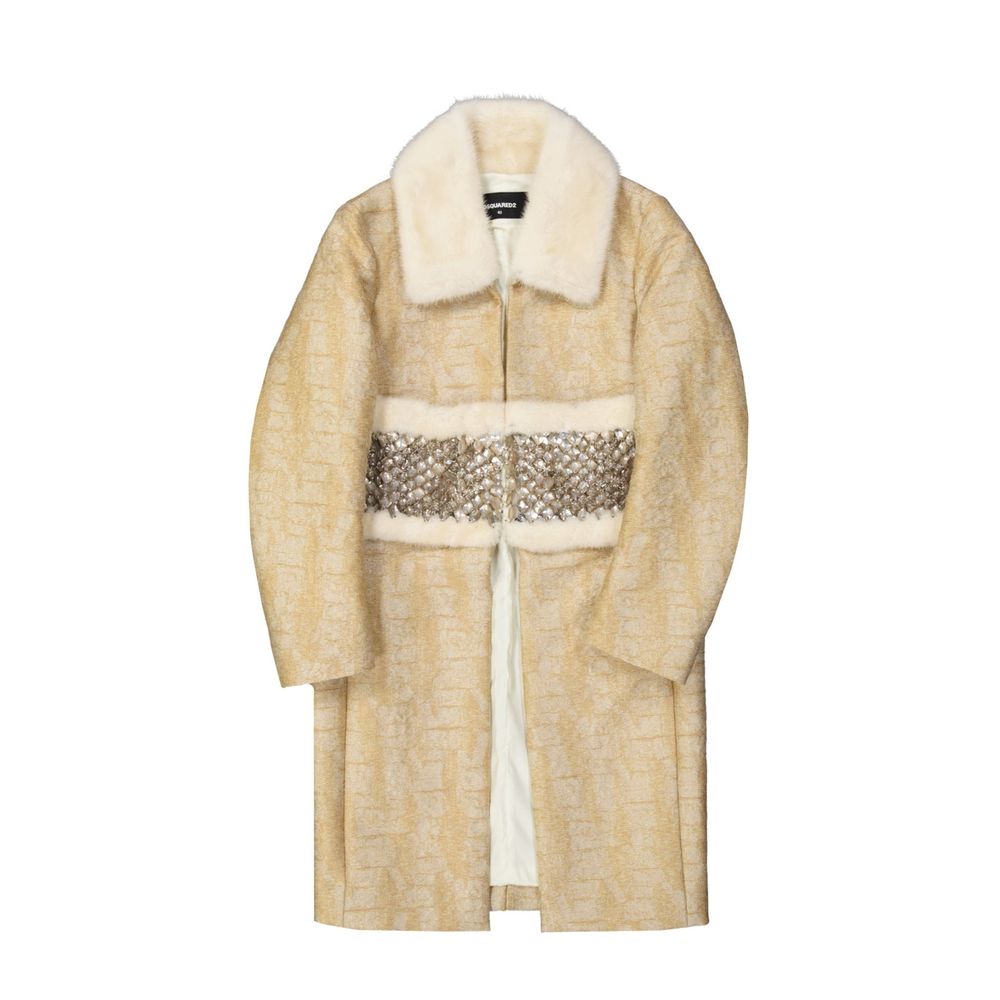 Dsquared² Beiger Mantel aus Polyamid
