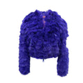 Dsquared² Blaue Feder Bomberjacke