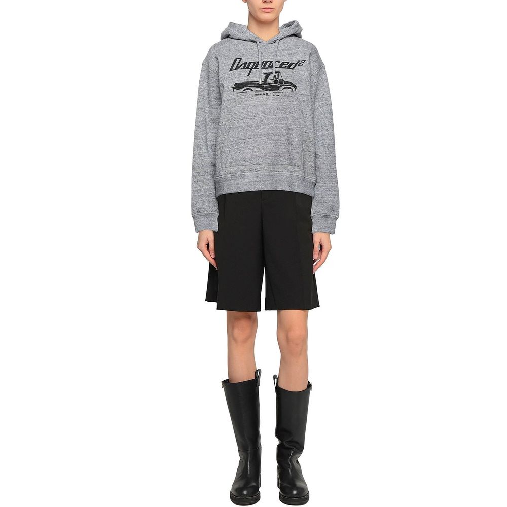 Dsquared² Grey Cotton Sweatshirt