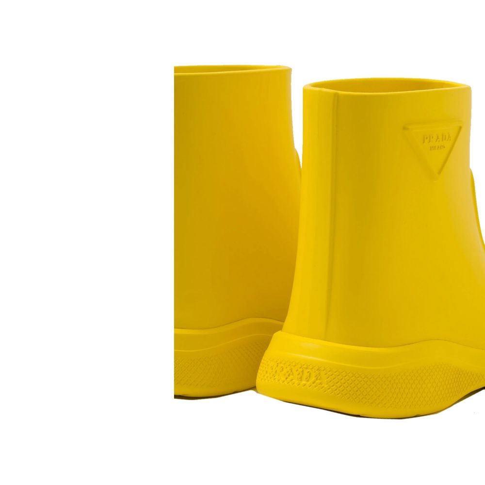Prada Gummistiefel in Bicolor-Optik