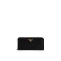 Prada Schwarzes Portemonnaie aus Nylon