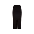 Balmain Black Viscose Casual Trousers
