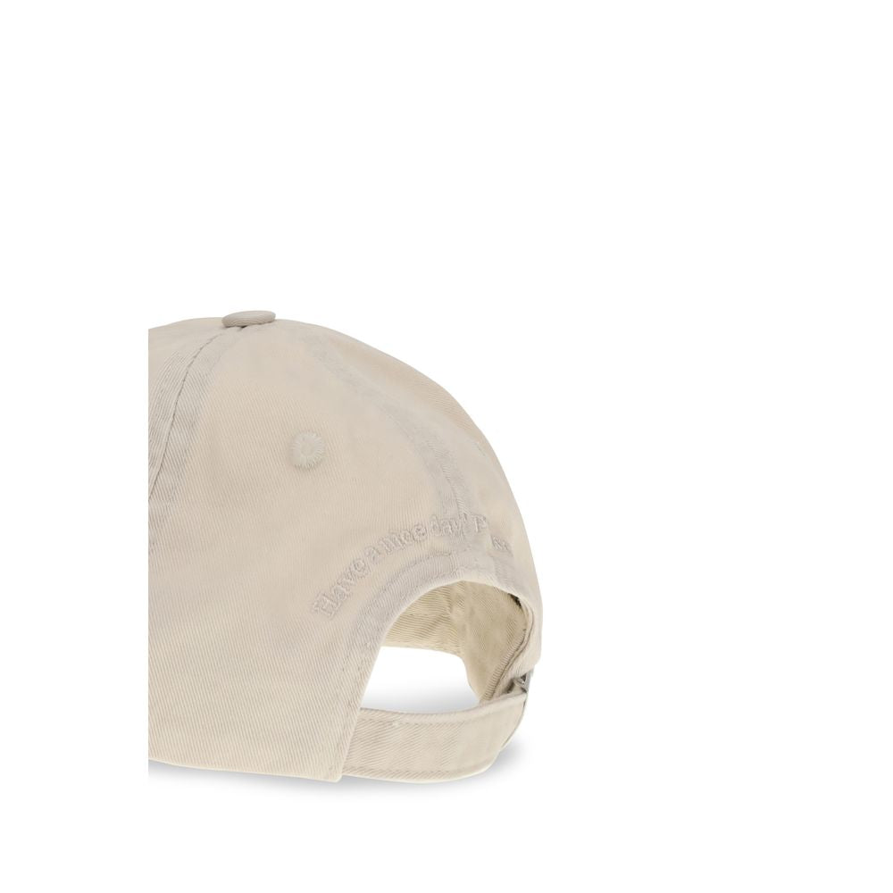 Ganni Beige Baumwollkappe (Baseball Cap)