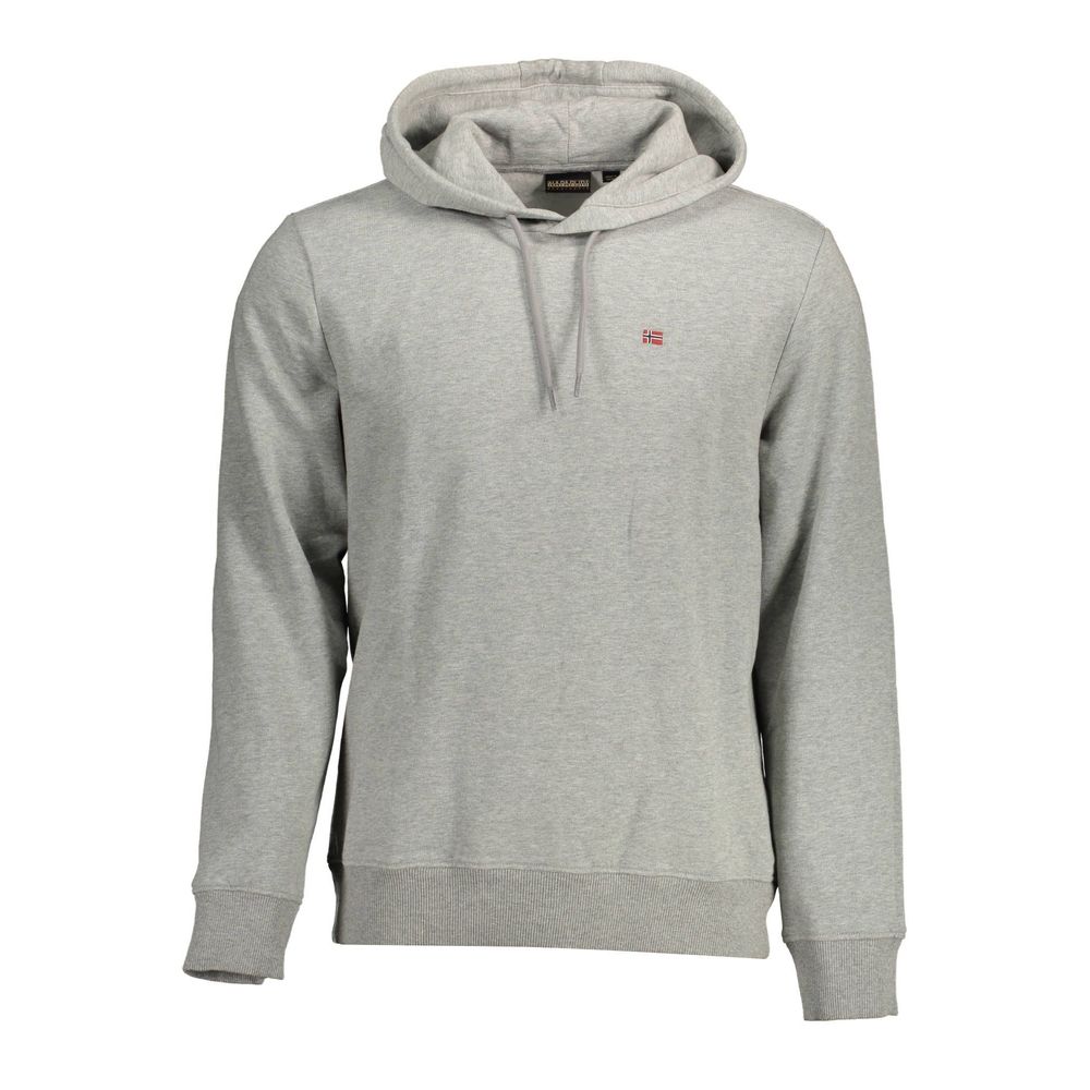 Napapijri Grauer Baumwoll-Hoodie