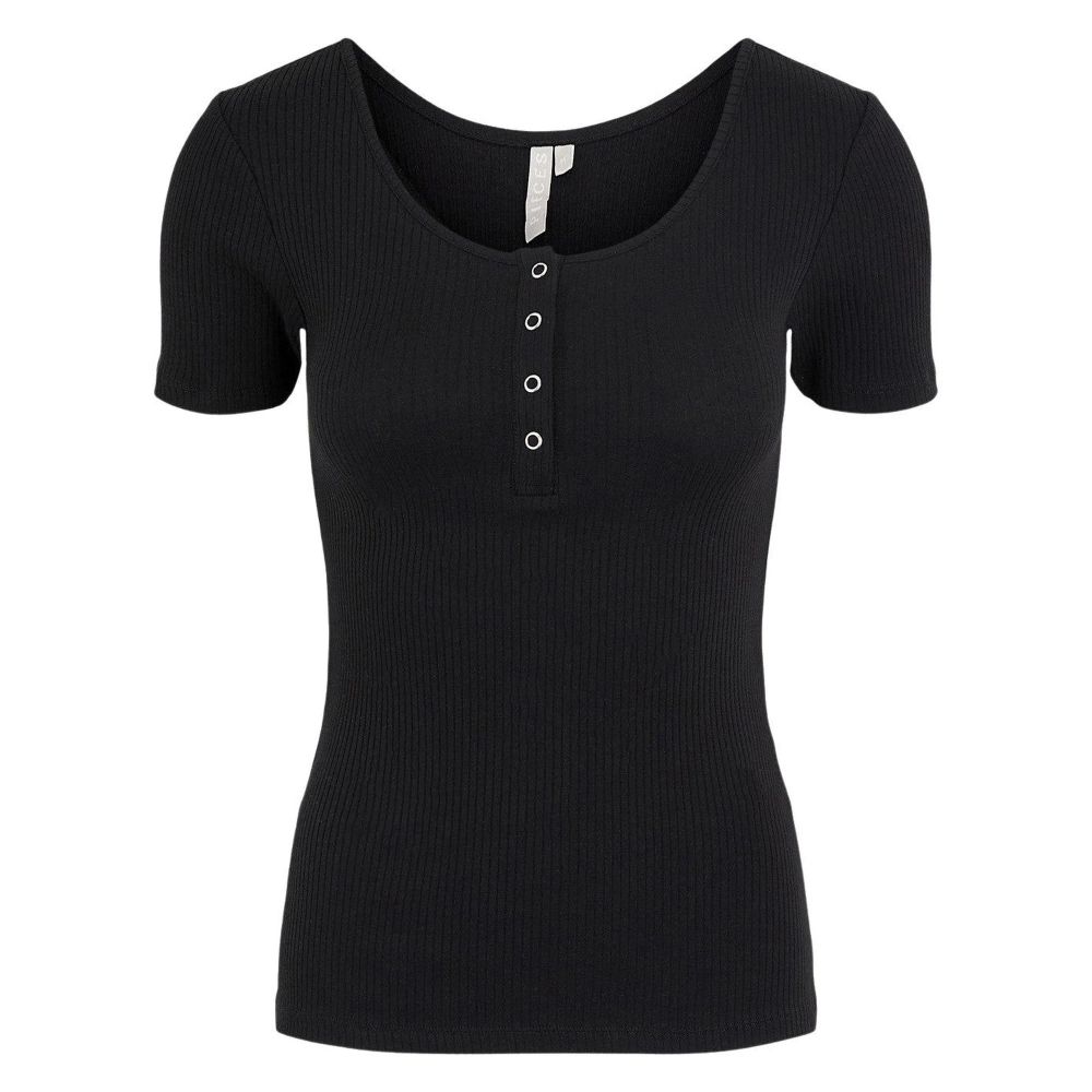 Pieces Schwarze Baumwoll-Tanktops