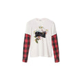 Desigual Weißes Baumwoll-T-Shirt