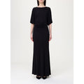 Twinset Schwarzes Elastan-Freizeitkleid