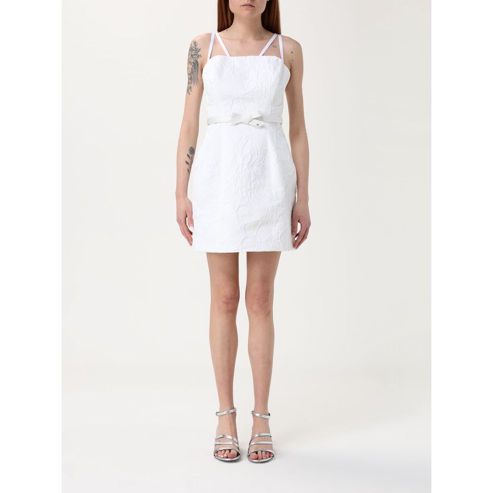 Elisabetta Franchi Zweifarbige Polyester-Freizeitkleid