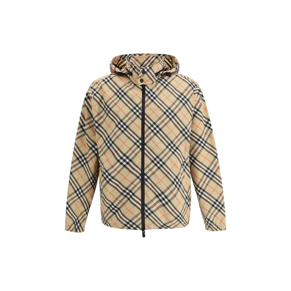 Burberry Mehrfarbige Shell-Jacke aus Polyester