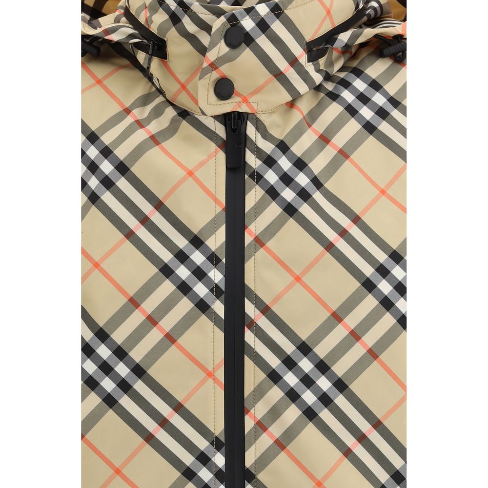 Burberry Mehrfarbige Shell-Jacke aus Polyester