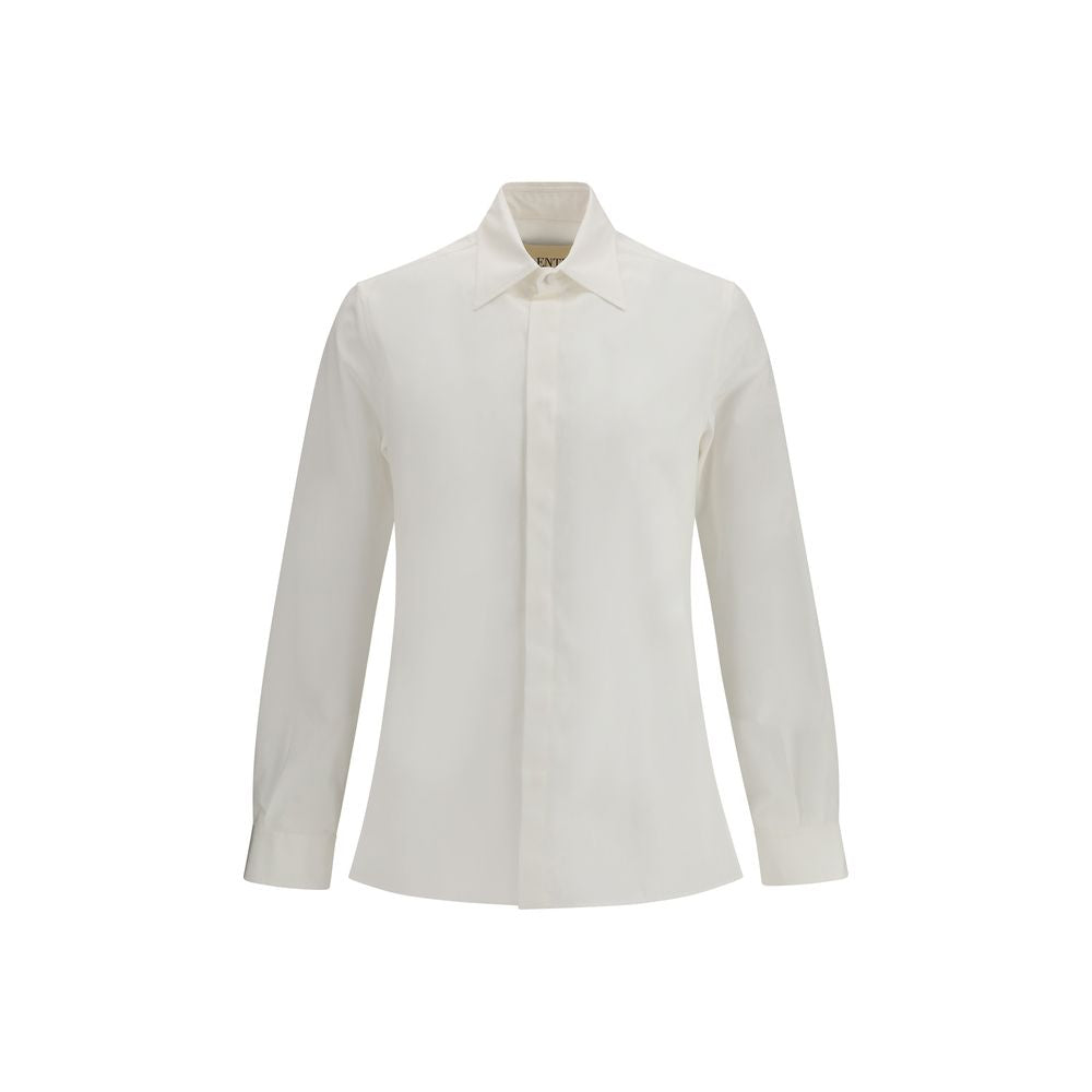 Valentino White Cotton Shirt
