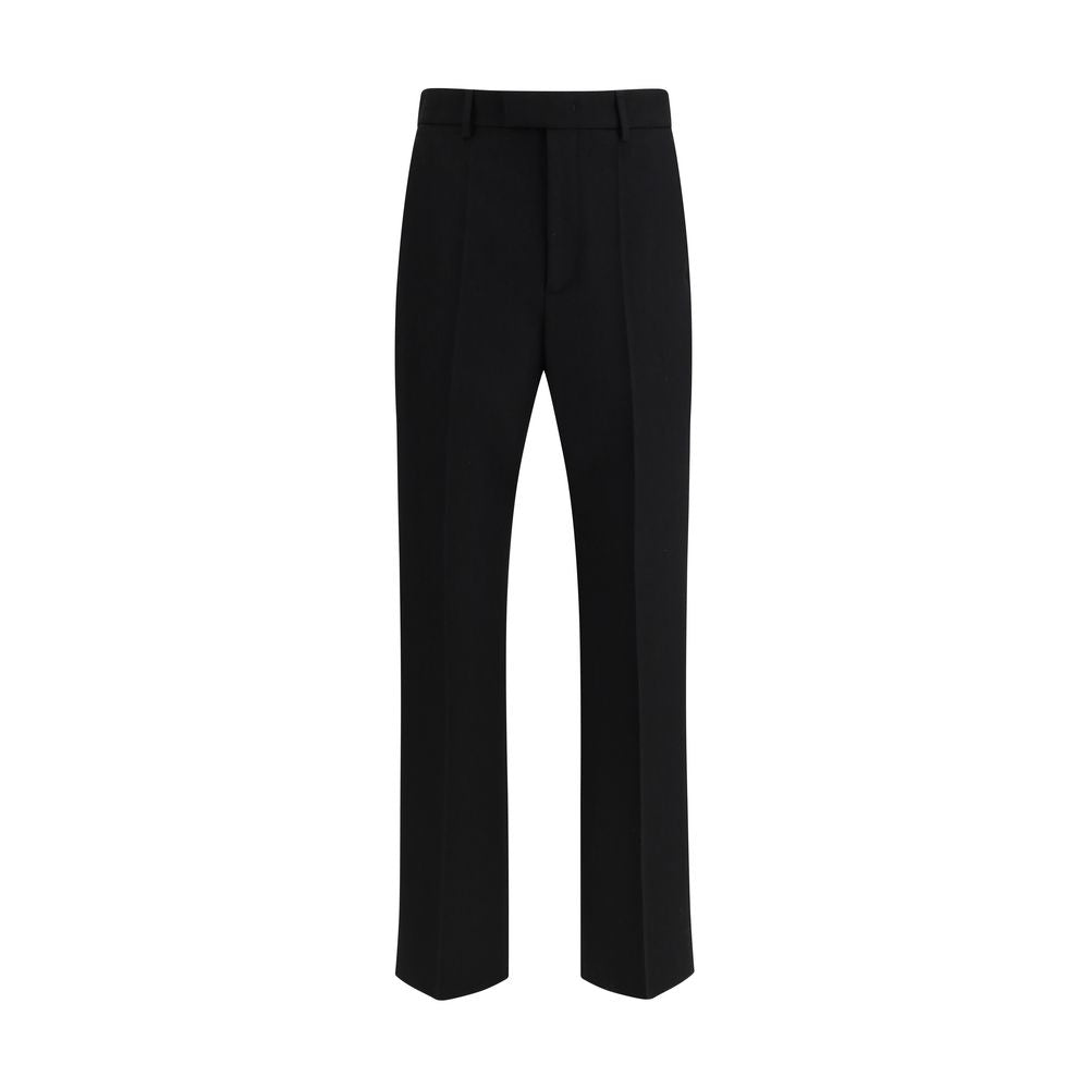 Valentino Schwarze Wollhose aus Fleece