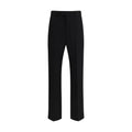 Valentino Schwarze Wollhose aus Fleece
