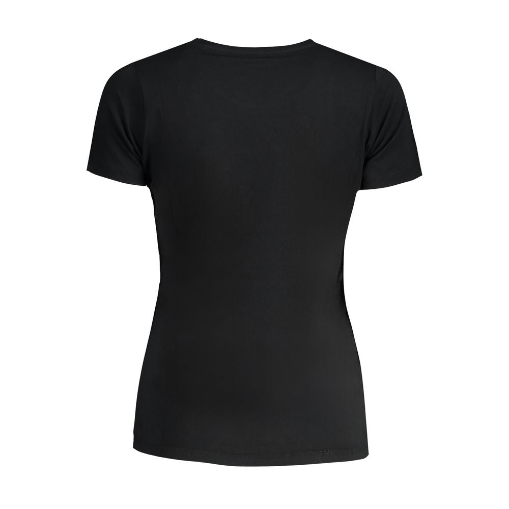 Pepe Jeans Schwarzes Baumwoll-T-Shirt für Damen