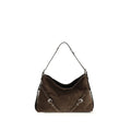 Givenchy Schwarze Bos Taurus Kalbsleder Schultertasche