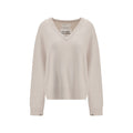 Extreme Cashmere White Cashmere Sweater