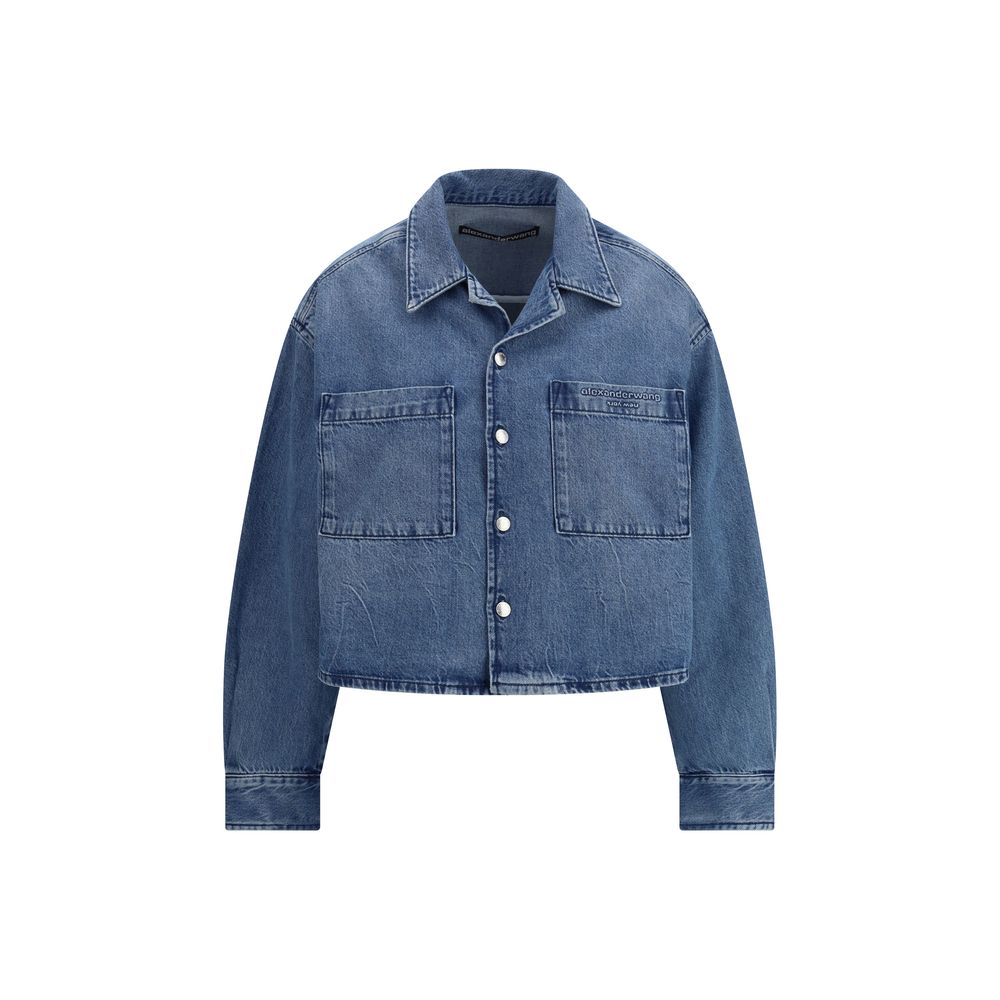 Alexander Wang Blaues Jeanshemd