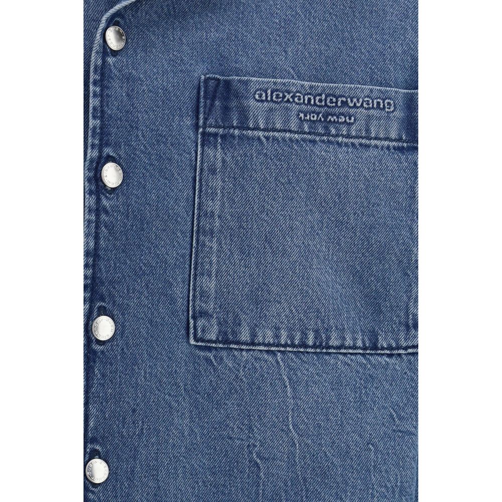 Alexander Wang Blaues Jeanshemd