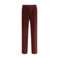 Fendi Bordeaux Baumwollhose