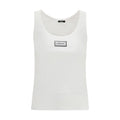 Versace Weiße Baumwoll-Tanktops