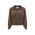 Lisa Yang Brauner Kaschmir-Pullover