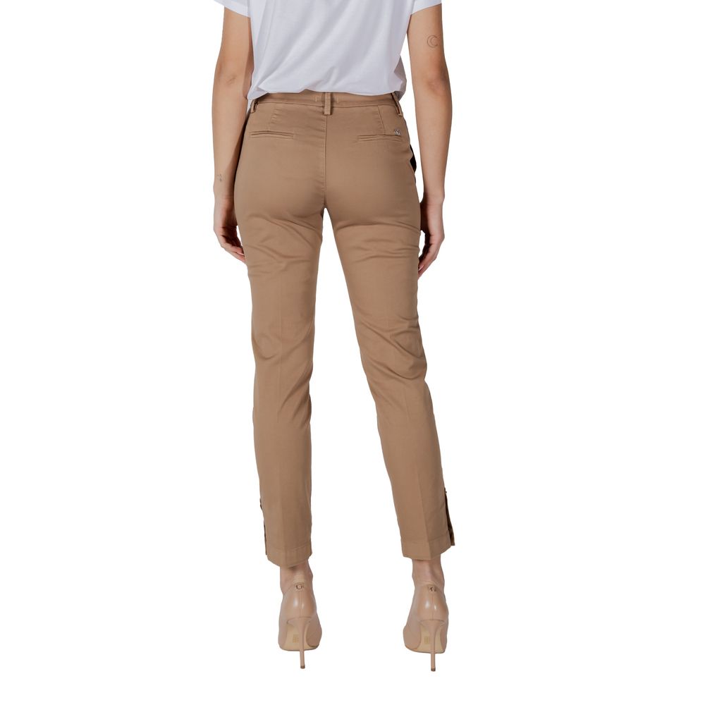 Liu Jo Beige Baumwoll-Chino-Hose