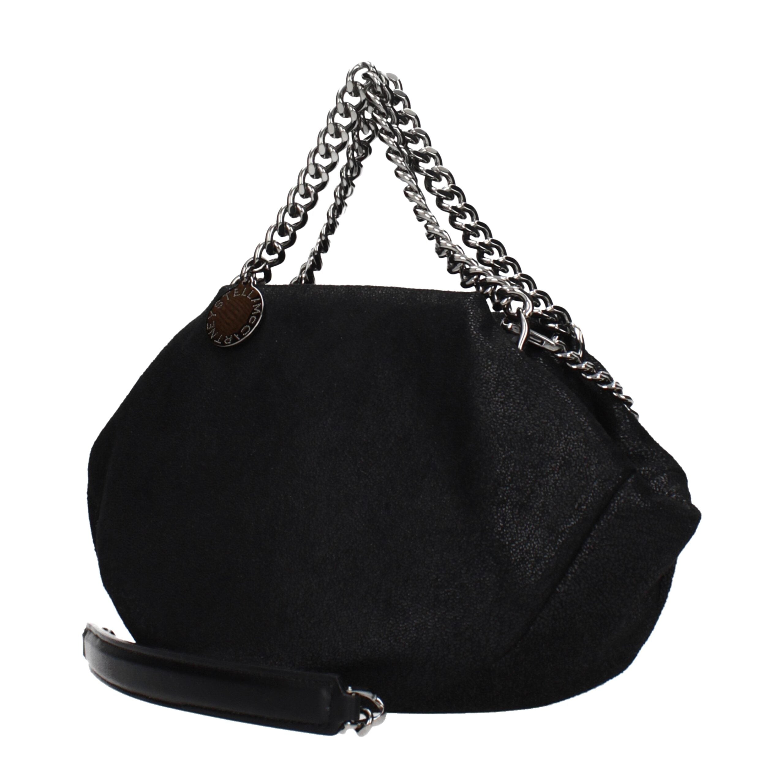 Stella McCartney Schwarze Lederhandtasche