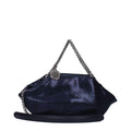 Stella McCartney Blaue Lederhandtasche