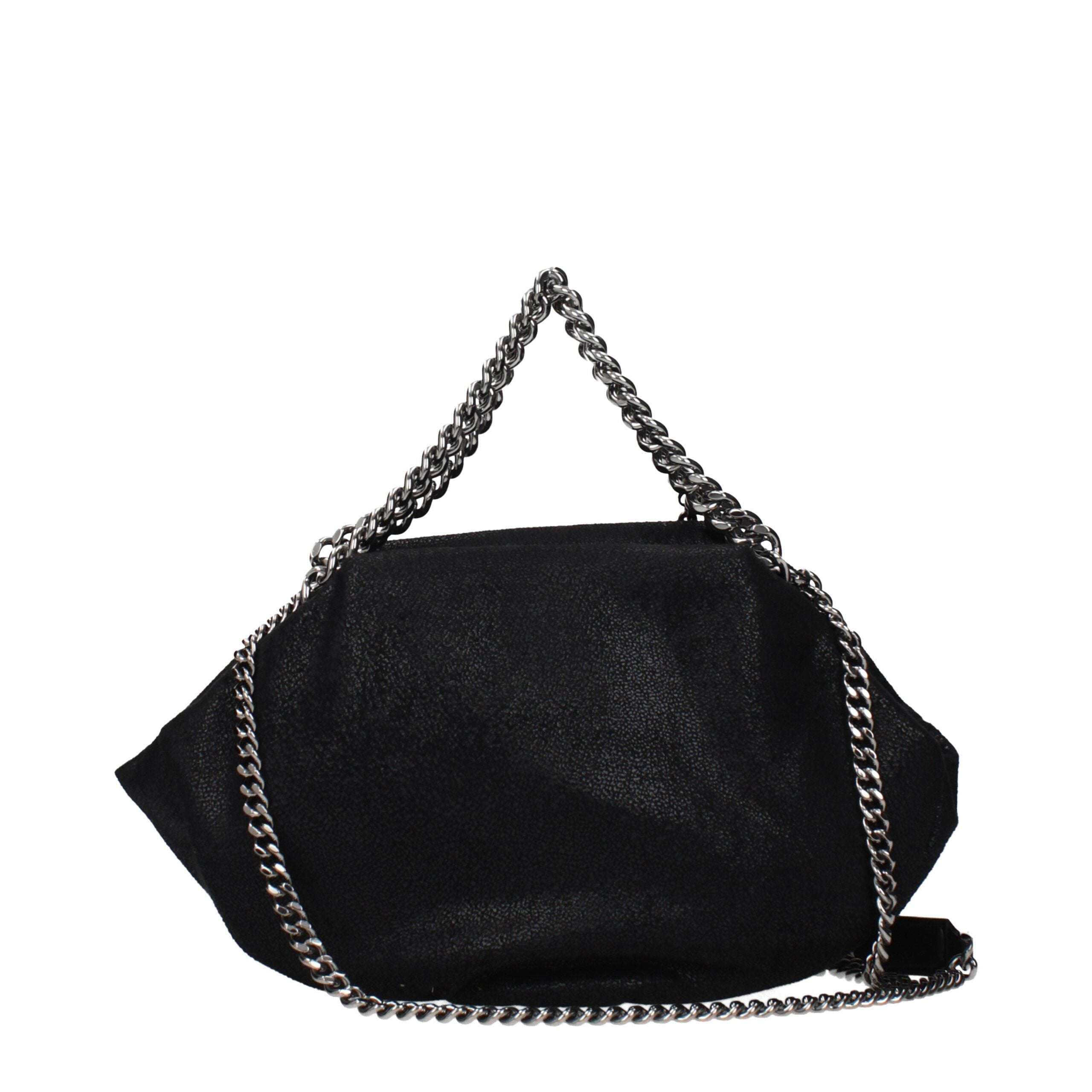 Stella McCartney Schwarze Lederhandtasche