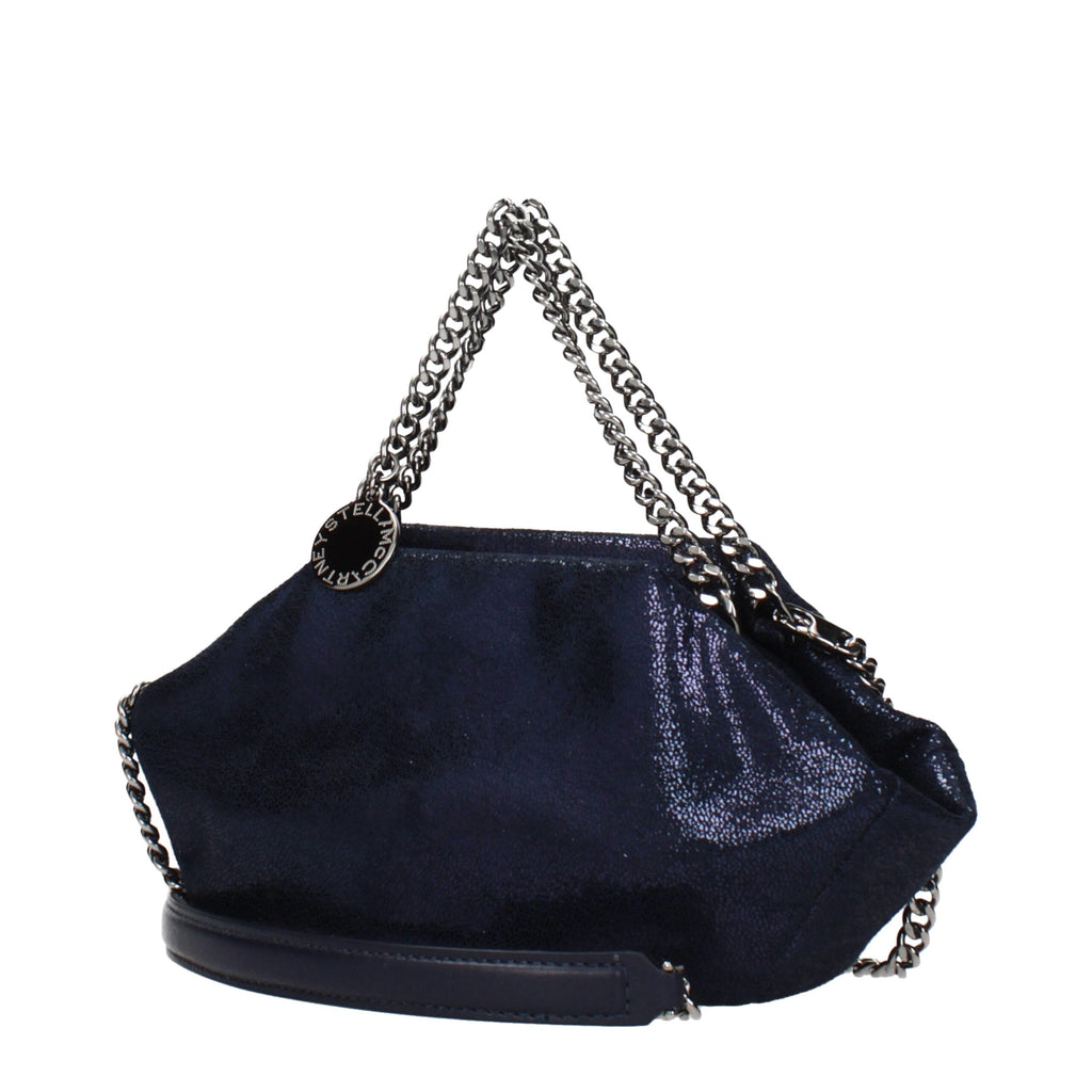 Stella McCartney Blaue Lederhandtasche