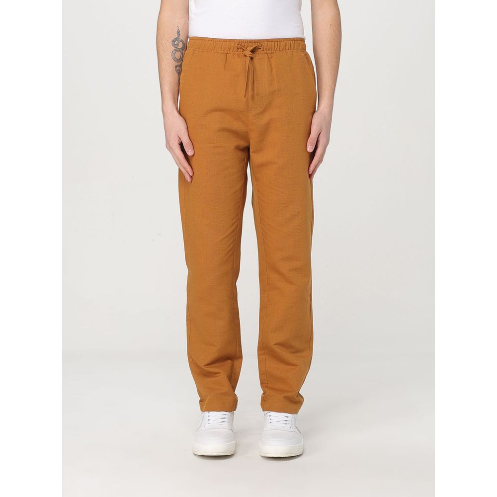Colmar Brown Linen Trousers Casual