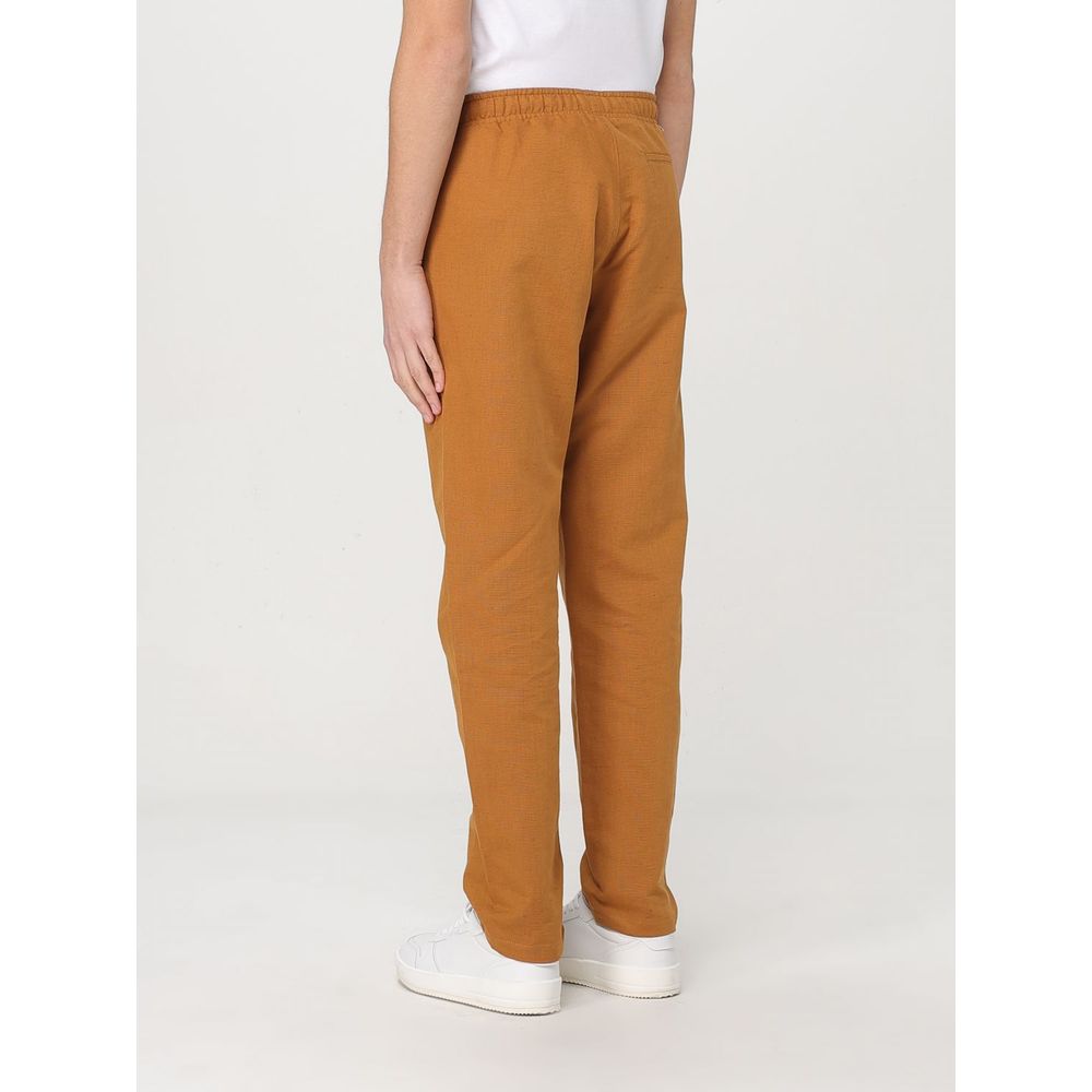 Colmar Brown Linen Trousers Casual