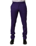Dolce & Gabbana Lila Woll-Röhrenhose für Herren