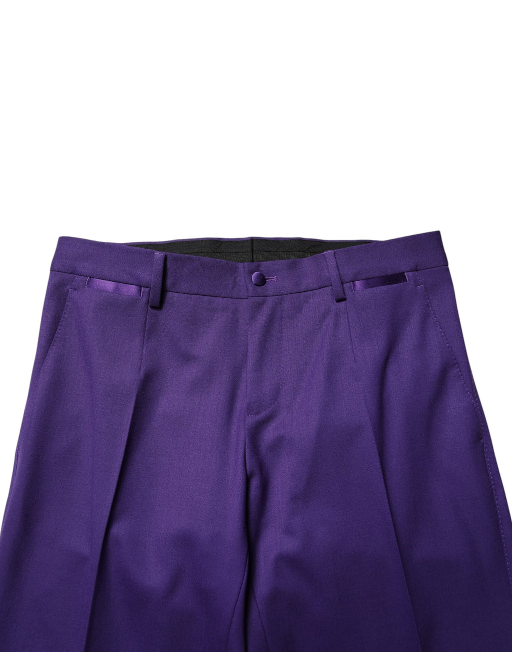 Dolce & Gabbana Lila Woll-Röhrenhose für Herren
