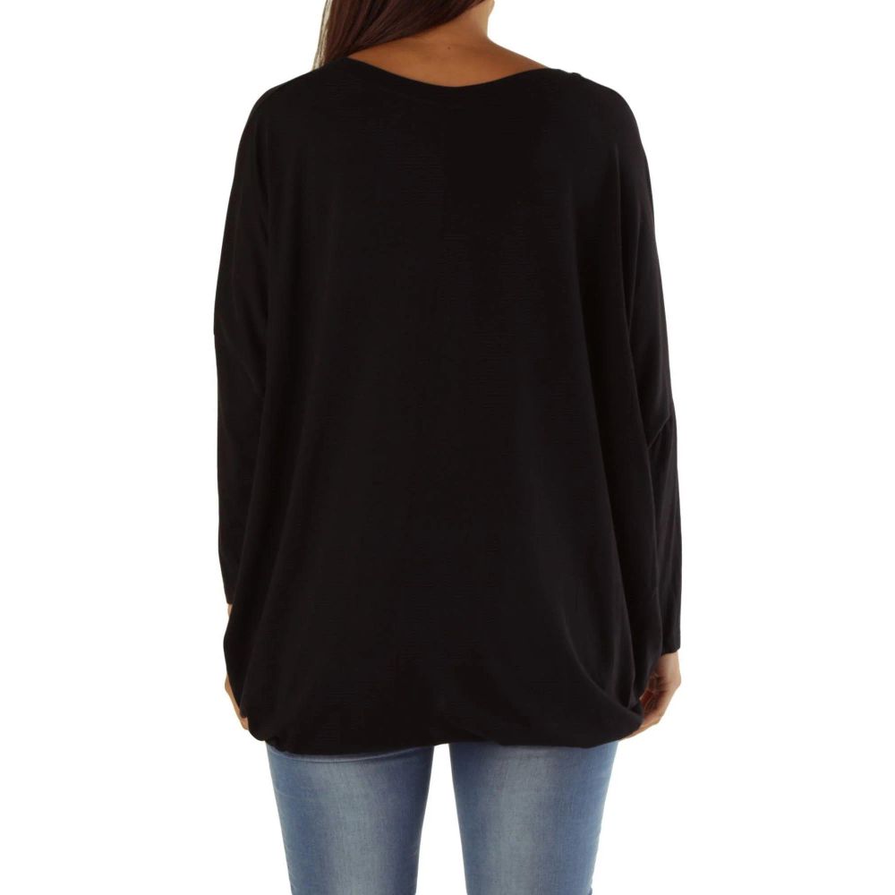 Met Schwarzer Sweatshirt aus Viskose