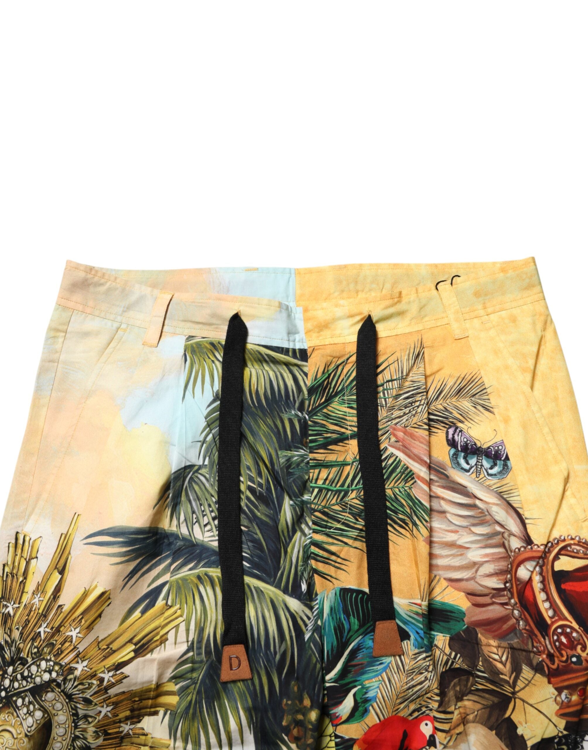 Dolce & Gabbana Multicolor Tropical King Lounge Pants