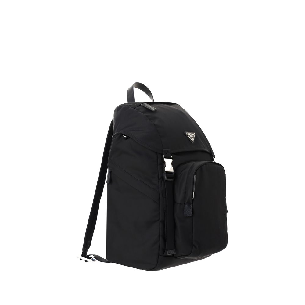 Prada Schwarzer Nylon-Rucksack