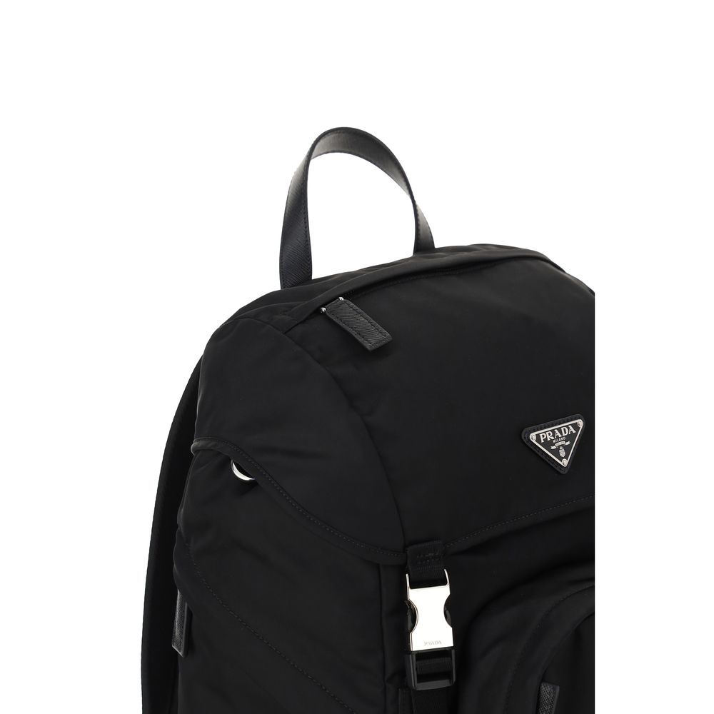 Prada Schwarzer Nylon-Rucksack