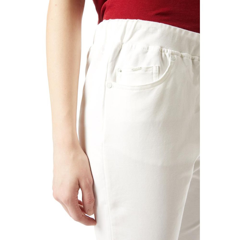 Gas Schwarze Baumwoll-Freizeithose