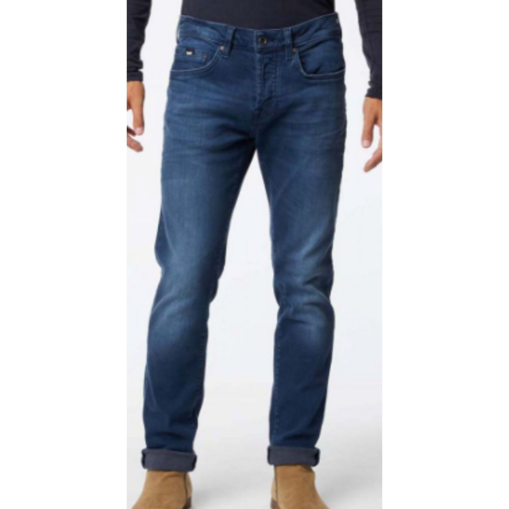 Gas Blaue Baumwoll-Jeans im Slim Fit