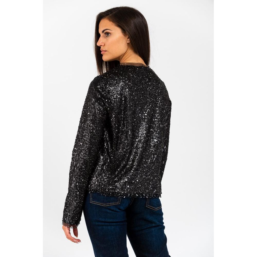 Gas Black polyamide blazer
