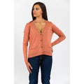 Gas Rosa Strickjacke aus Viskose