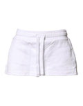 Dolce & Gabbana Weißrock aus Baumwollmischung, A-Linie, Mid-Waist, Mini