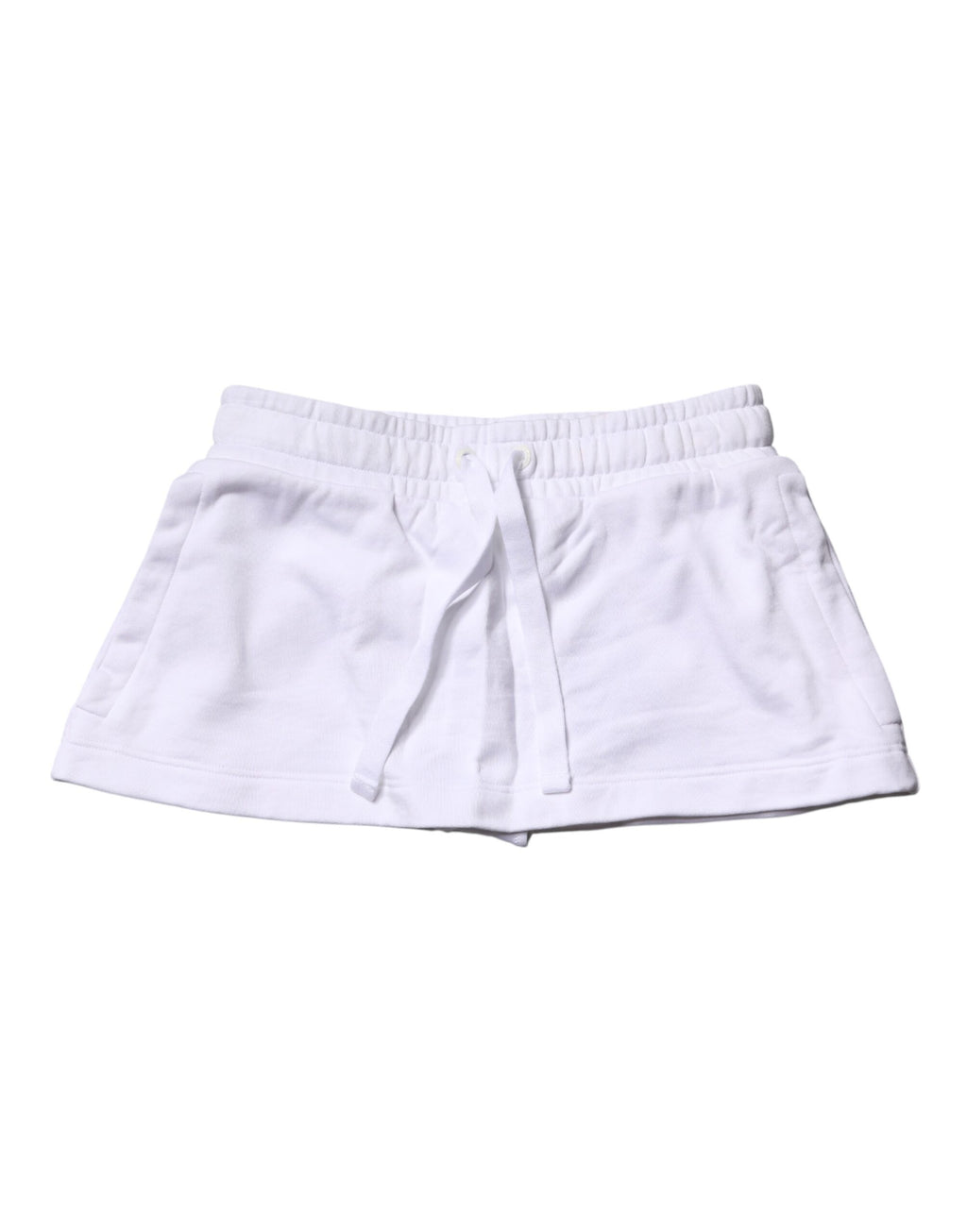 Dolce & Gabbana Weißrock aus Baumwollmischung, A-Linie, Mid-Waist, Mini