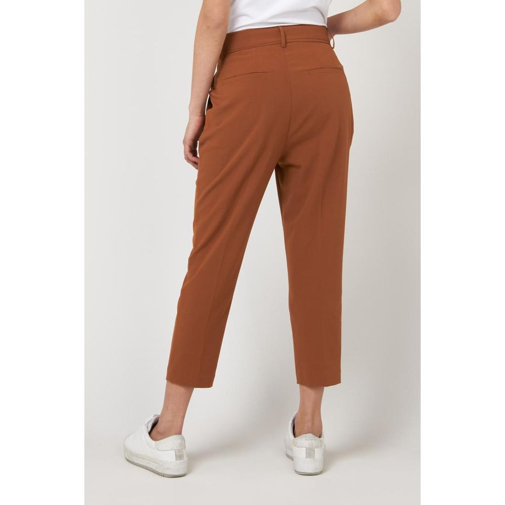 Gas Braune Freizeithose aus Polyester