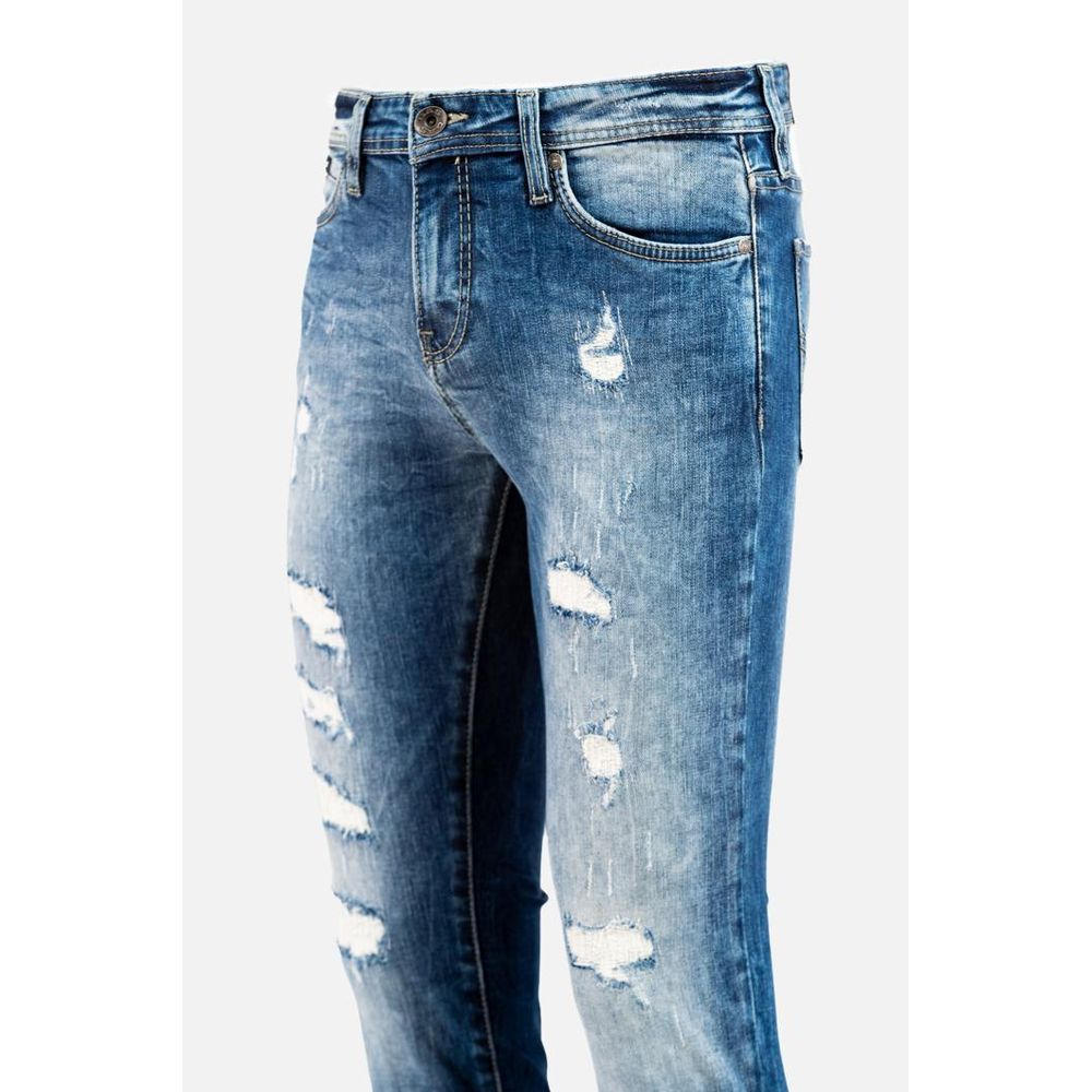 Gas Blaue Baumwolljeans Denim