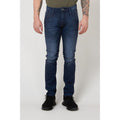 Gas Blaue Slim Fit Jeans aus Baumwolle